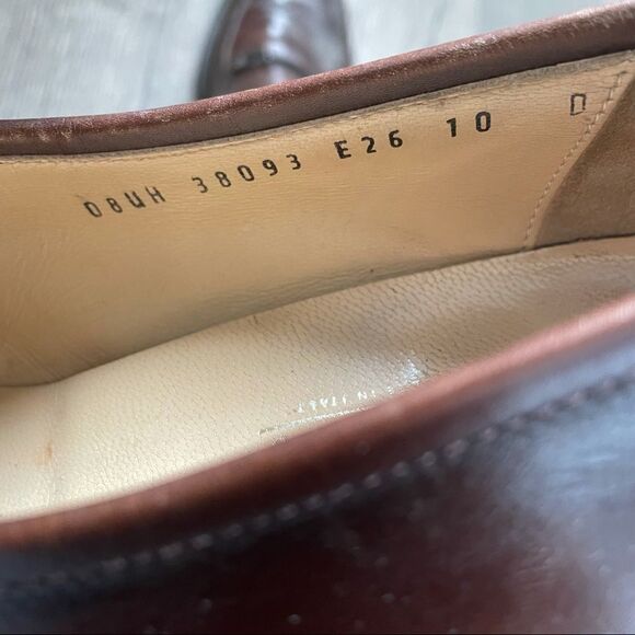 Salvatore Ferragamo Brown Leather Loafers main image 7